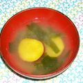 がっしゅまま's cooksnap of when they made わかめ万歳♪さつまいも味噌汁.