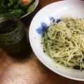 サガン591's cooksnap of when they made 大量消費！大葉で和風ジェノベーゼパスタ.