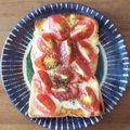 金魚のひらり's cooksnap of when they made マルゲリータ風トースト.