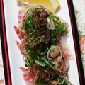 chako106HM's cooksnap of when they made 薬味たっぷり！いずみ鯛のうまうま和サラダ.