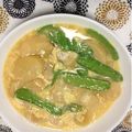 ぽぽきゅ's cooksnap of when they made 麺つゆで簡単♪絹さやとお麩の卵とじ.