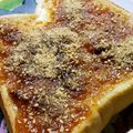 リジー＊£ove's cooksnap of when they made ＊ジャムとすりごまの香ばしトースト＊.