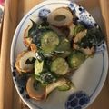 ヒナサラ's cooksnap of when they made ワカメときゅうりのごまマヨ和え.