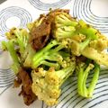 macky_'s cooksnap of when they made カリフローレとベーコンのカレー炒め.