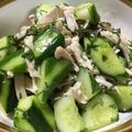 Paserinko's cooksnap of when they made キュウリとササミの大葉和え.
