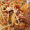 にゃんこ８'s cooksnap of when they made あさりと夏野菜のトマトパスタ.
