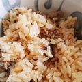 あらあと's cooksnap of when they made 美味い！ガーリックと牛肉の炊き込みご飯！.