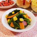 Richland☆Y's cooksnap of when they made ほうれん草とベーコンのバター醤油炒め.