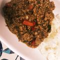 n＆k's cooksnap of when they made パプリカのキーマカレー.