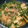 あくびぃー's cooksnap of when they made ➏　小松菜と厚揚げの甘味噌炒め　➏.