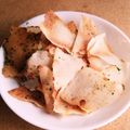 ふか谷's cooksnap of when they made 簡単＊春巻の皮で中華風のり塩チップス.