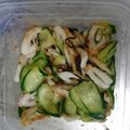 クック5PKJNY☆'s cooksnap of when they made 常備菜13☆きゅうりと竹輪の梅和え♪弁当.