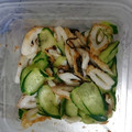 クック5PKJNY☆'s cooksnap of when they made 常備菜13☆きゅうりと竹輪の梅和え♪弁当.
