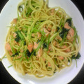 みや吉's cooksnap of when they made *鮭と三つ葉のパスタ　柚子胡椒風味*.