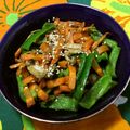 おはなすき's cooksnap of when they made ピーマン＆人参deおかか炒め。.