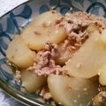 クック6DDPP8☆'s cooksnap of when they made レンジ時短で簡単！大根と豚肉の煮物.