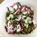 ikechiso's cooksnap of when they made 夏野菜の簡単サラダ♪茗荷ワカメ胡瓜タコ.