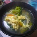 たっくんいっくんママ's cooksnap of when they made ブロッコリーの卵スープ.