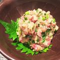 gacyuo's cooksnap of when they made ふくらぎのなめろう〜(*´꒳`*)♡.