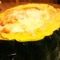 みやまんま's cooksnap of when they made 坊ちゃん南瓜の丸ごと豆乳クリームグラタン.