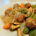 イエローバード's cooksnap of when they made 豚こま肉で☆なんちゃって肉団子？酢豚？.