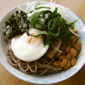 お塩と砂糖's cooksnap of when they made なったまたま♪冷やし蕎麦.