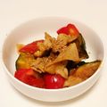 koyato's cooksnap of when they made 豚バラとかぼちゃとパプリカの甘辛炒め.