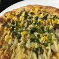 ぷくすけェ's cooksnap of when they made しらすとろろ昆布の和風ピザ.