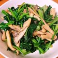 ☆チエママ☆'s cooksnap of when they made ほうれん草きのこソテー.