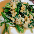curisupin's cooksnap of when they made パパッと♪ツナと菜の花のオイマヨ卵炒め.