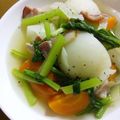柳さき's cooksnap of when they made カブと新玉ねぎのコンソメ煮。.