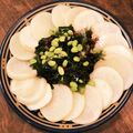 みんんみん's cooksnap of when they made 蒸しカブと枝豆と海藻のサラダ.