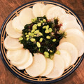 みんんみん's cooksnap of when they made 蒸しカブと枝豆と海藻のサラダ.