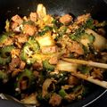 NYAONYAOMI's cooksnap of when they made 豚キムチ＆ゴーヤの玉子とじ.