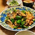 ガンバレさな's cooksnap of when they made 魚・さばとピーマンの簡単甘酢あんかけ炒め.
