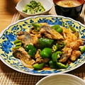 ガンバレさな's cooksnap of when they made 魚・さばとピーマンの簡単甘酢あんかけ炒め.