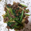 ちょこまだむ's cooksnap of when they made 牛肉と小松菜とエリンギのオイスター炒め.