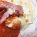 nosacook's cooksnap of when they made トマト＆ベーコンonカマンベール.