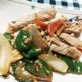 まぶたん's cooksnap of when they made ♡♡大満足！ゴーヤとキノコの焼肉炒め♡♡.