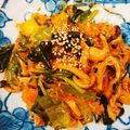 shan☆shan's cooksnap of when they made 簡単調味料で豚肉のチャプチェ！.