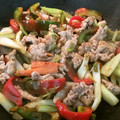 エイビーズ's cooksnap of when they made 豚とピーマンのオイスターソース炒め.