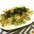 おはなすき's cooksnap of when they made 鰹節が決め手！オクラの入ったチャーハン.