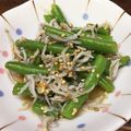 卵せんべい's cooksnap of when they made いんげんとシラスの和え物【ＪＡ福岡市】.