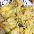 ♡くりーむ♡'s cooksnap of when they made 簡単節約 カニカマのかに玉風炒め.