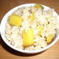 RINクック's cooksnap of when they made ほっこりさつまいもご飯.