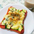 うたかた。's cooksnap of when they made コンソメが隠し味★ズッキーニトースト.
