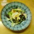 jun120121's cooksnap of when they made きゅうり・キャベツとワカメの酢の物♪ゆず.