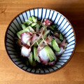 SoinLove's cooksnap of when they made たこときゅうりとミョウガの酢の物.