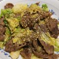 こむぎぱくぱく's cooksnap of when they made 牛肉とキャベツの甘辛みそ炒め.