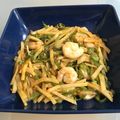 笑い猫510's cooksnap of when they made 海老じゃがピーマンのピリ辛オイマヨ炒め☆.